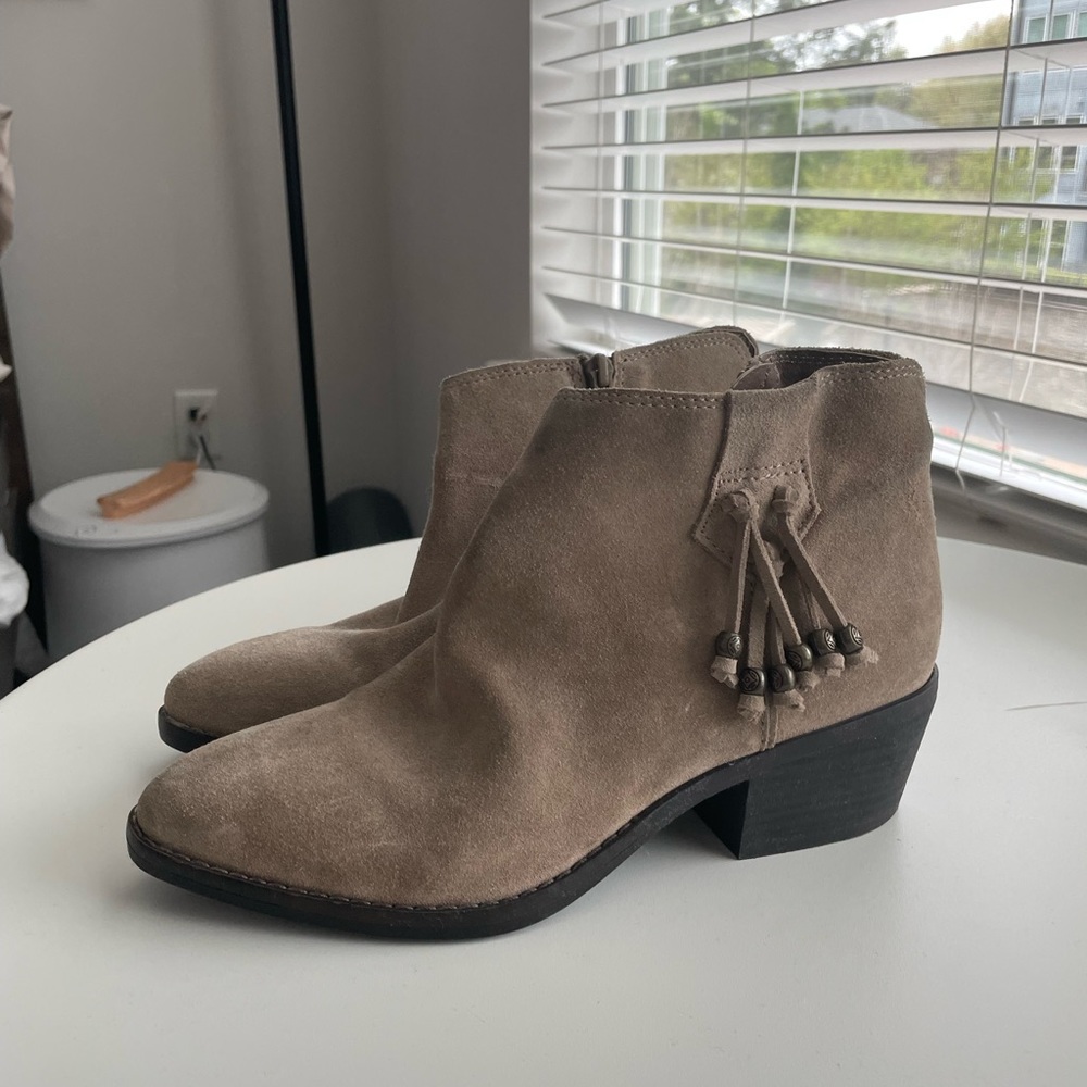 taupe Ankle Boots